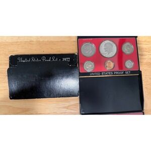 1977 US Proof Set United States Mint 6 Coin Eisenhower Dollar Original Packaging